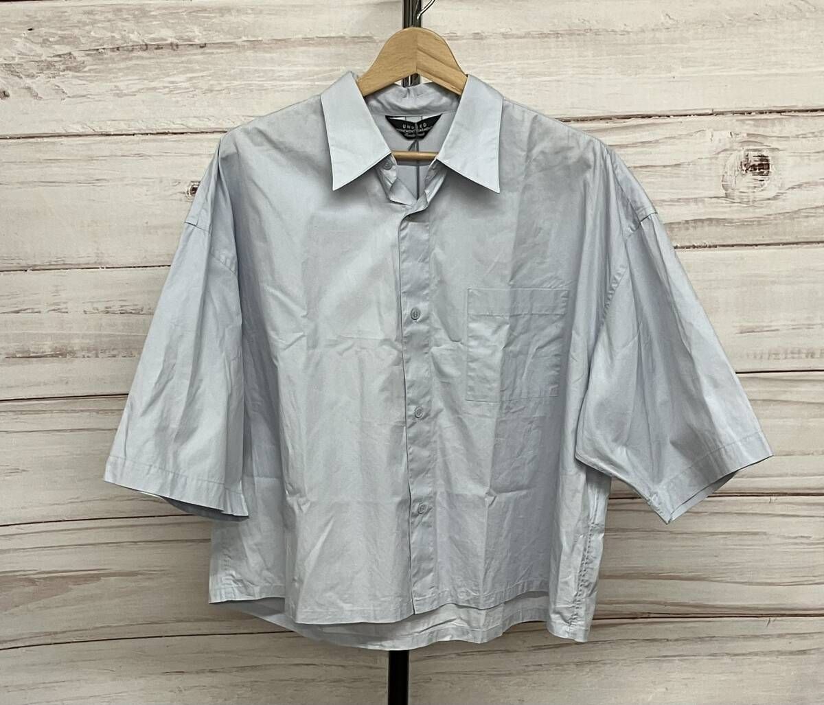 UN アンユーズド 半袖シャツ メンズサイズM スモークブルー系