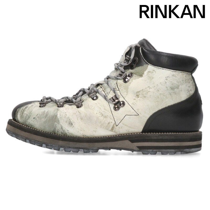 モンクレール マウンテン レザーブーツ メンズ 42