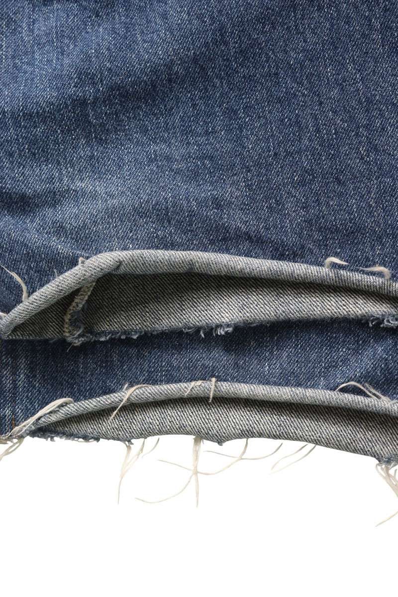  ミュウミュウ GWP 435 バックポケットロゴ刺繍デニムパンツ レディース 26インチ デニム ジーンズ パンツ