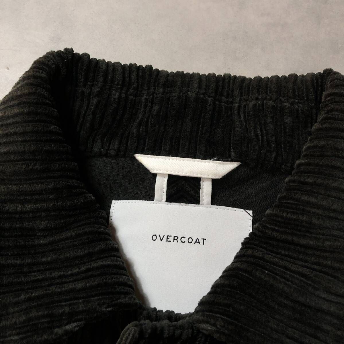 GQ4187◇OVERCOAT：21aw CAPE SHOURDER JACKET◇1◇ブラック系 定価 