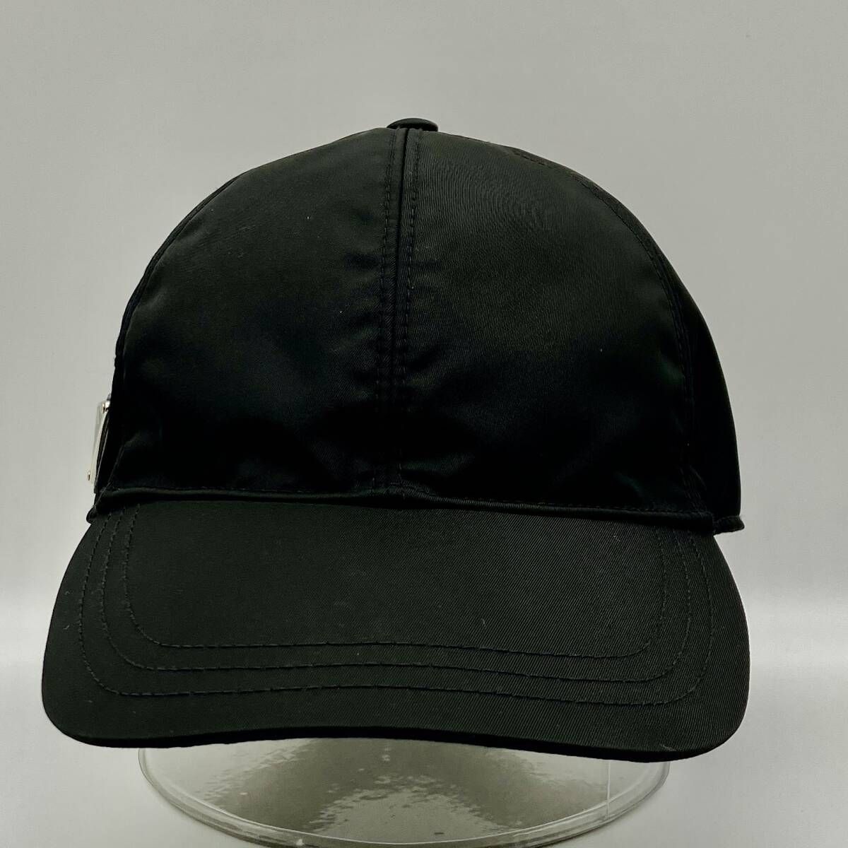 PRADA プラダ サイドプレートキャップ 1HC274 ブラック 三角ロゴ M