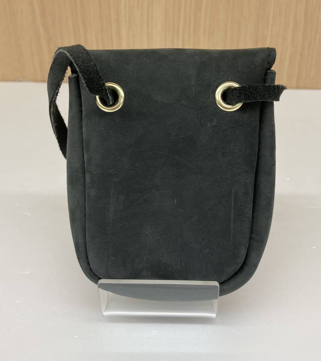 yuketen ユケテン スラッシュポーチ レザー ショルダーポーチ グリーン 通年