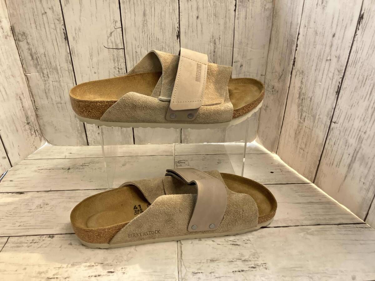 ビルケンシュトック KYOTO 1015572 TAUPE スエード サンダル サイズ26 5