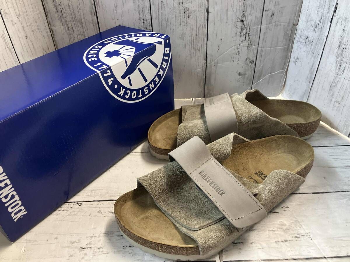 ビルケンシュトック KYOTO 1015572 TAUPE スエード サンダル サイズ26.5