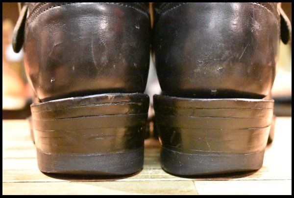  8 5 D 11年 WESCO ウエスコ カスタムボス ブラック 黒 ビブラム430ダブル エンジニア ブーツ BOSS FK 091 エンジニアブーツ ブーツ 革靴