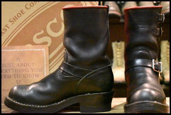 8.5 D 11年 WESCO ウエスコ カスタムボス ブラック 黒 ビブラム430ダブル エンジニア ブーツ BOSS FK 091