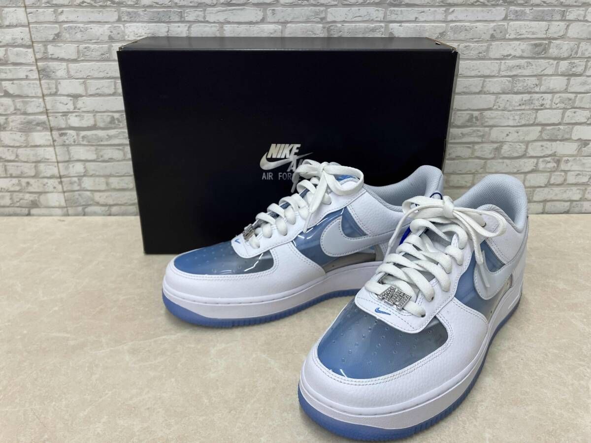 NIKE ナイキ AIR FORCE 1 RETRO QS IB5724-100 サイズ27.5cm ホワイト×ブルー