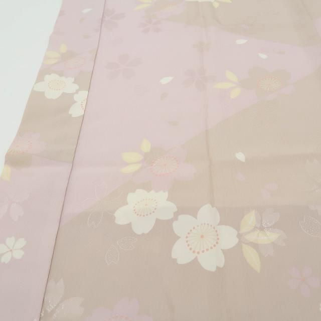 ✾まめ藤✾ 正絹 着物 袖無双 トールサイズ 変化を魅せて花道を開く桜 長襦袢 P 24