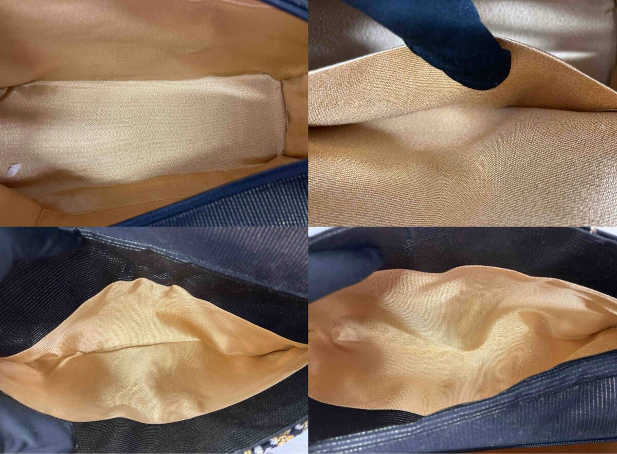  織座 オリザ 利休バッグ 西陣 和装 ブラック その他 和装小物