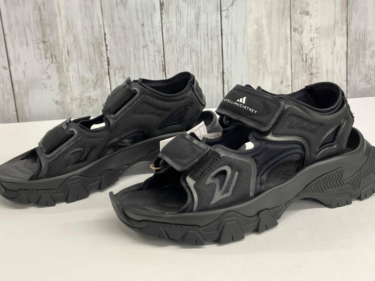  adidas by STELLA HIKA OUTDOOR SANDALS アディダス ステラマッカートニー サンダル IE 3540 ブラック size 24.5㎝ その他 トップス