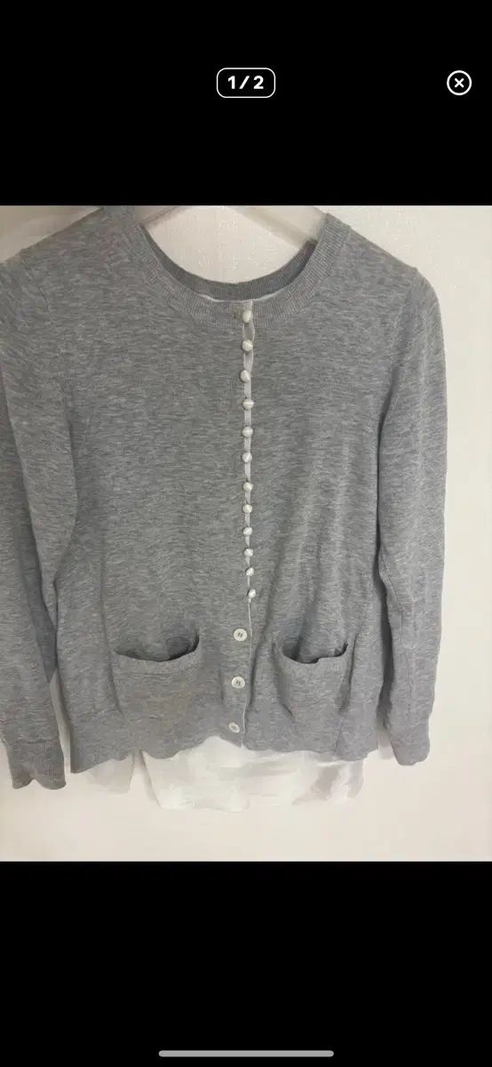 サカイラック バッグドレープ カーディガン