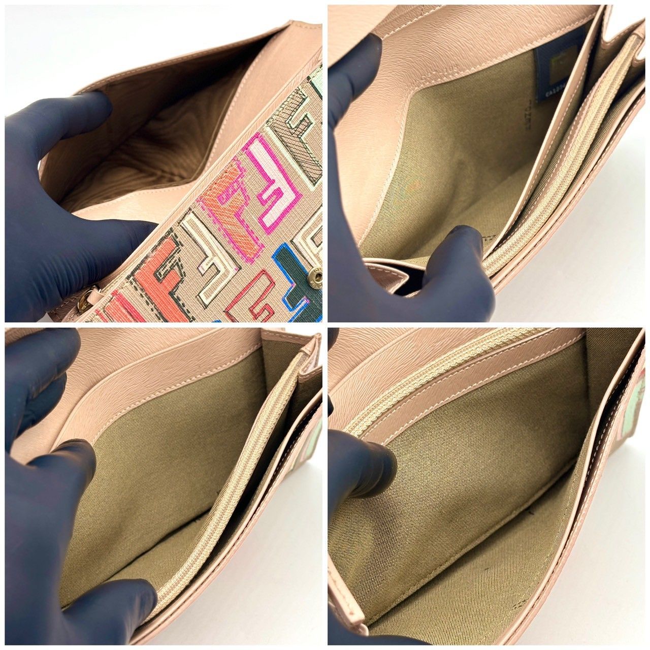 色彩で魅せる主役級】 FENDI フェンディ 長財布 ズッカ マルチカラー