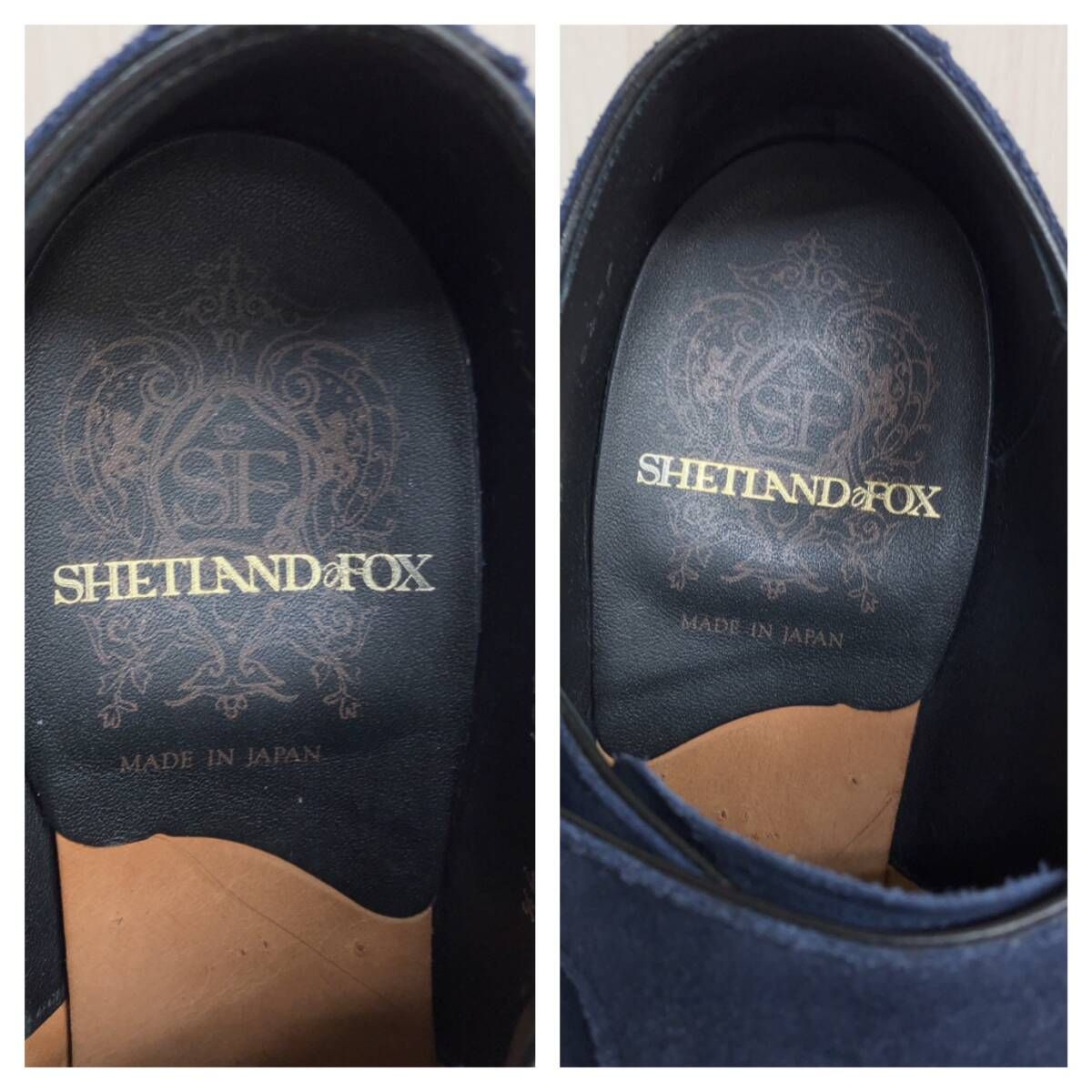 SHETLAND FOX シェットランドフォックス ダブルモンク スウェード