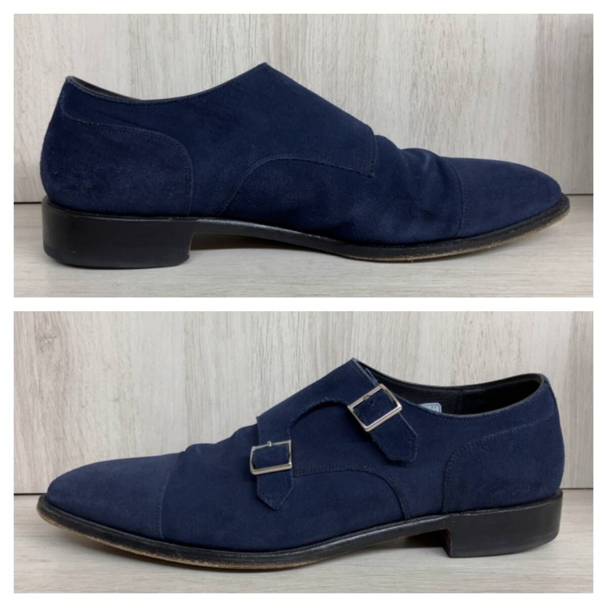 シェットランドフォックス　ダブルモンク　043F SHETLAND FOX シェットランドフォックス ダブルモンク スウェード