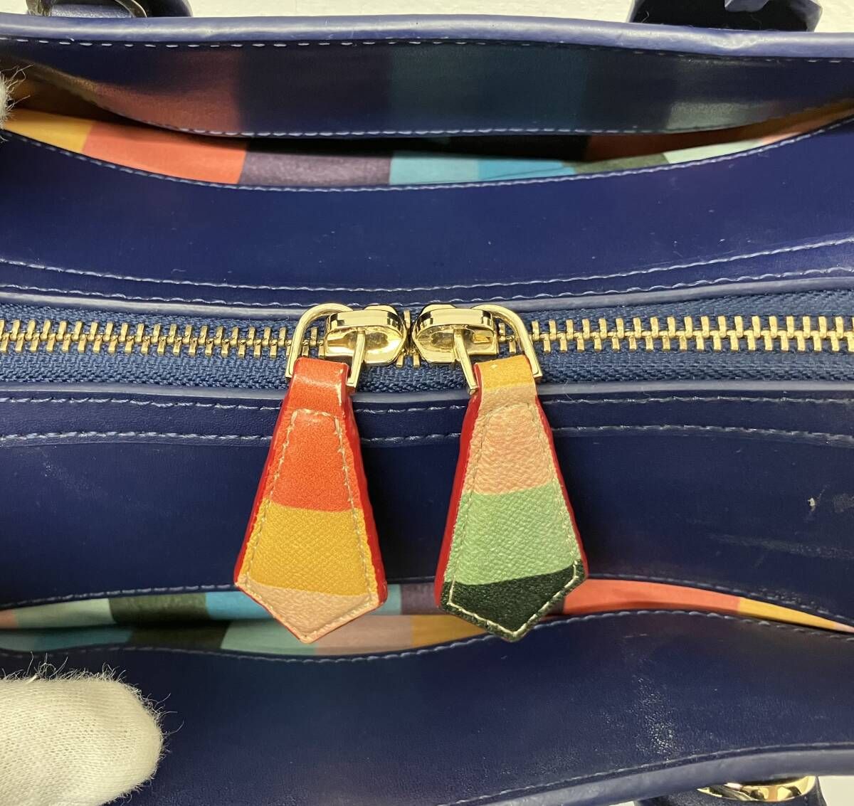 Paul Smith/ミニボストンバッグ/ショルダーバッグ/2WAY/パープル 