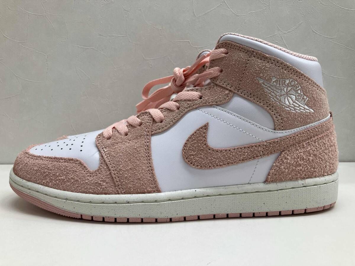 NIKE ナイキエアジョーダン1 MID SE FN 5215-161 29 cm ホワイト ピンク