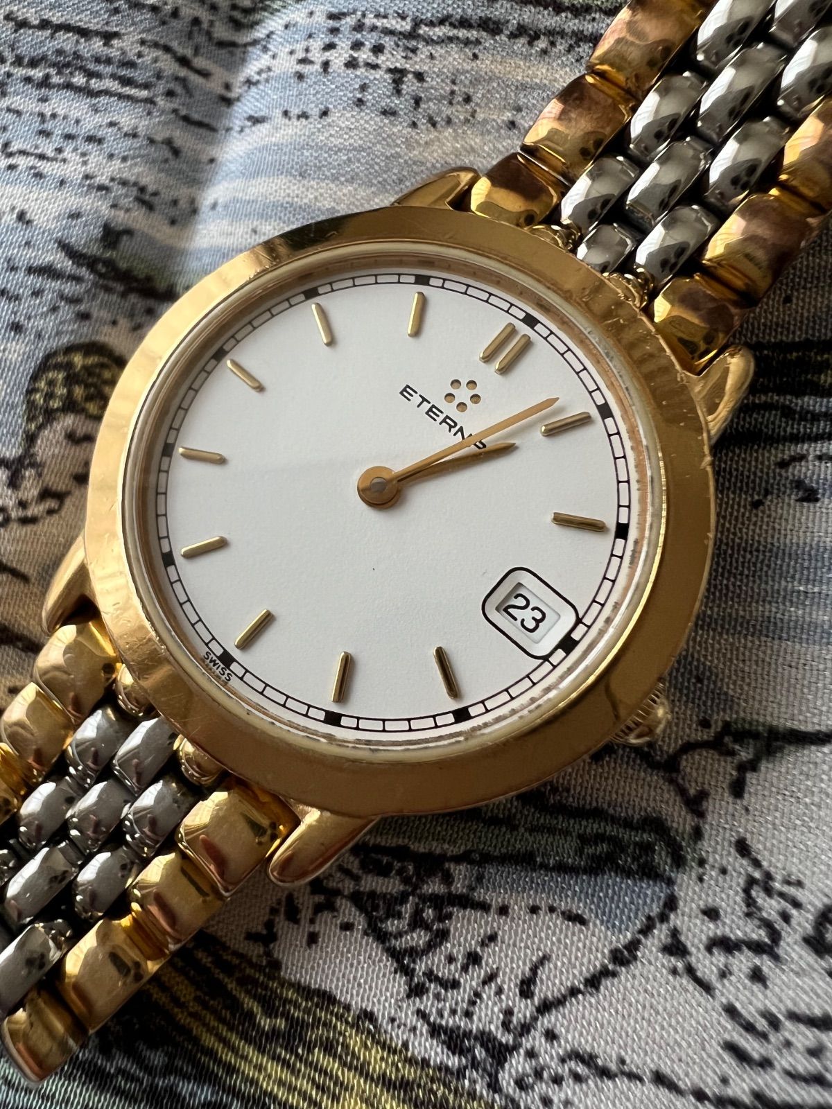 エテルナ ETERNA クオーツ レディース コンビ 時計