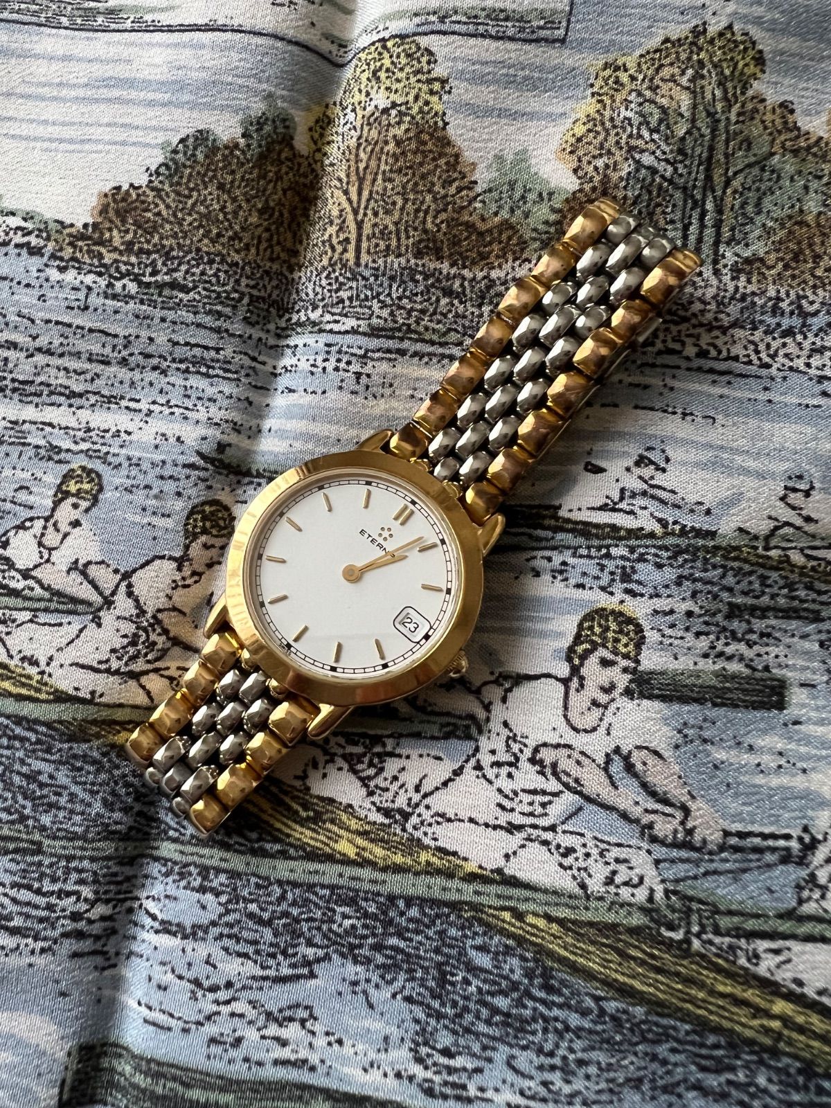 エテルナ ETERNA クオーツ レディース コンビ 時計