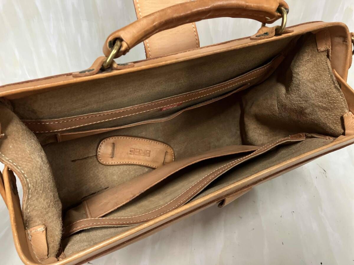 BREE ブリー ヌメ革 ドクターズバッグ ミニボストンバッグ キャメル