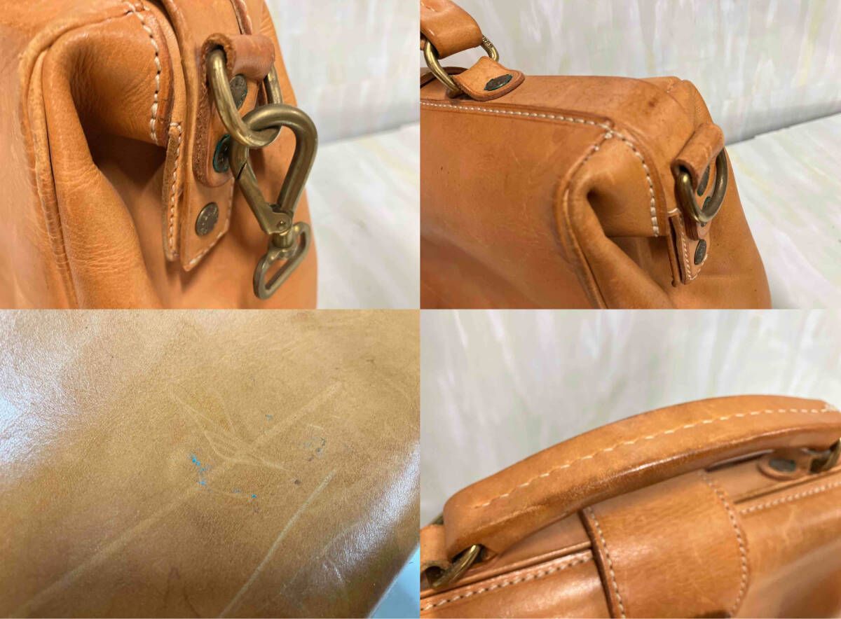 BREE ブリー ヌメ革 ドクターズバッグ ミニボストンバッグ キャメル