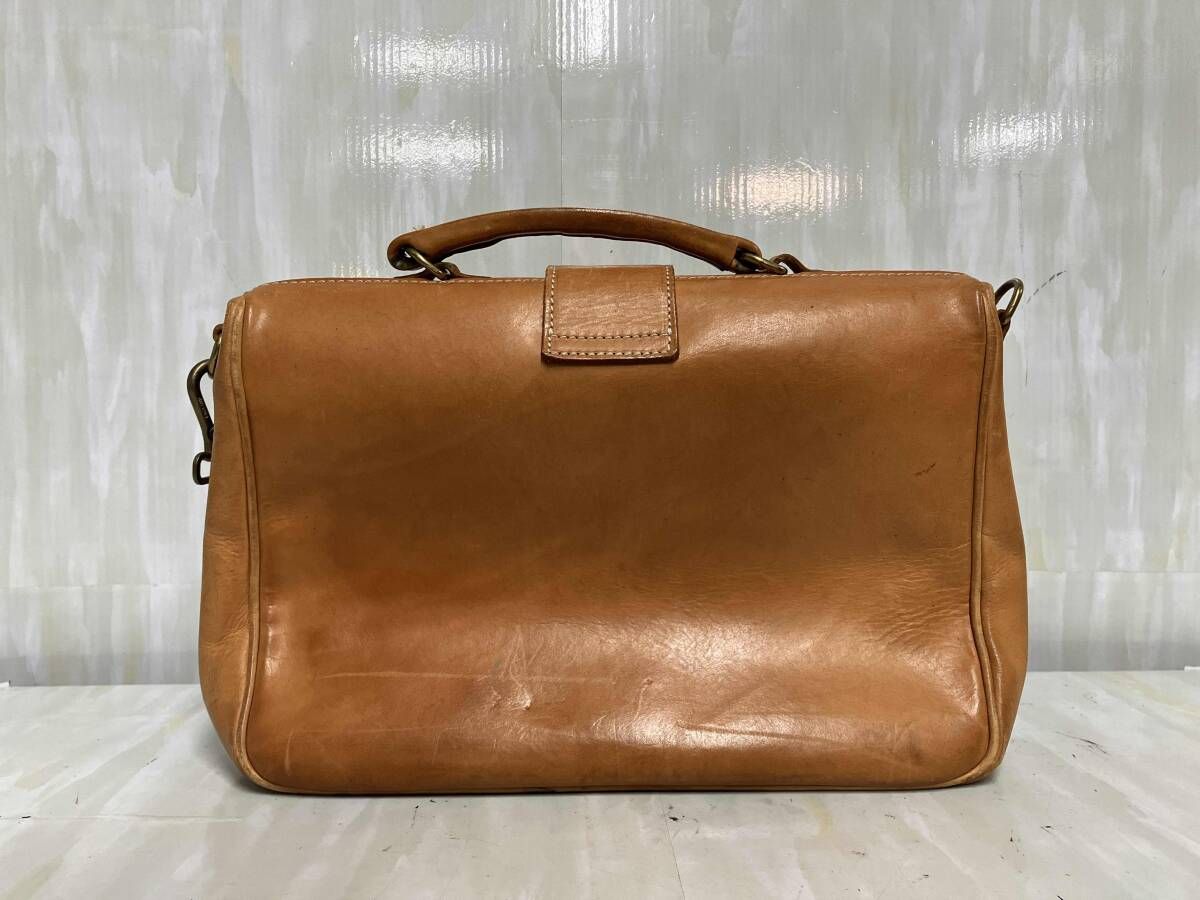 BREE ブリー ヌメ革 ドクターズバッグ ミニボストンバッグ キャメル