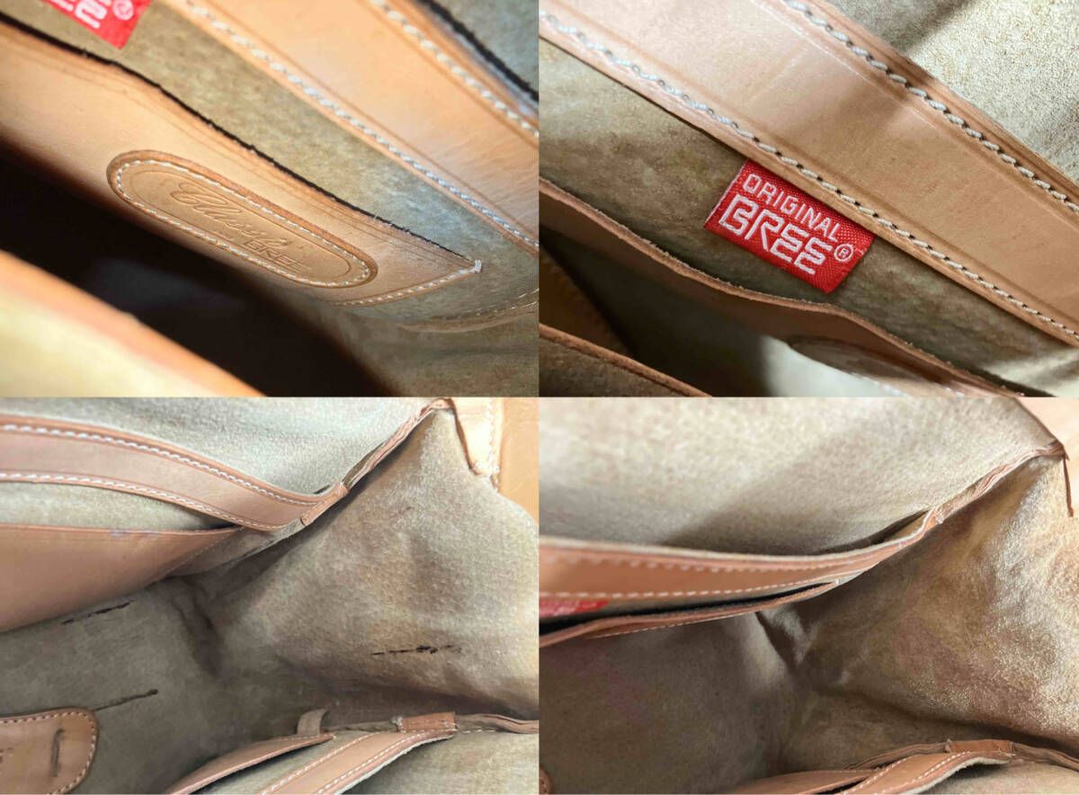 BREE ブリー ヌメ革 ドクターズバッグ ミニボストンバッグ キャメル