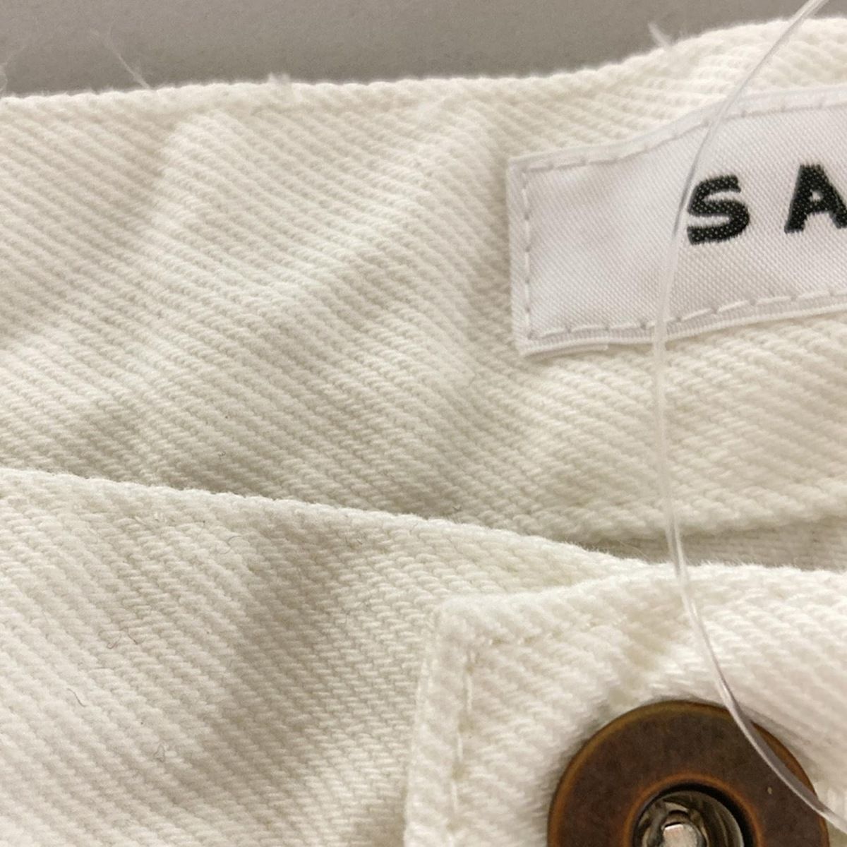  SACRA サクラ パンツ サイズ38 M レディース 白 フルレングス ワイドパンツ その他 パンツ