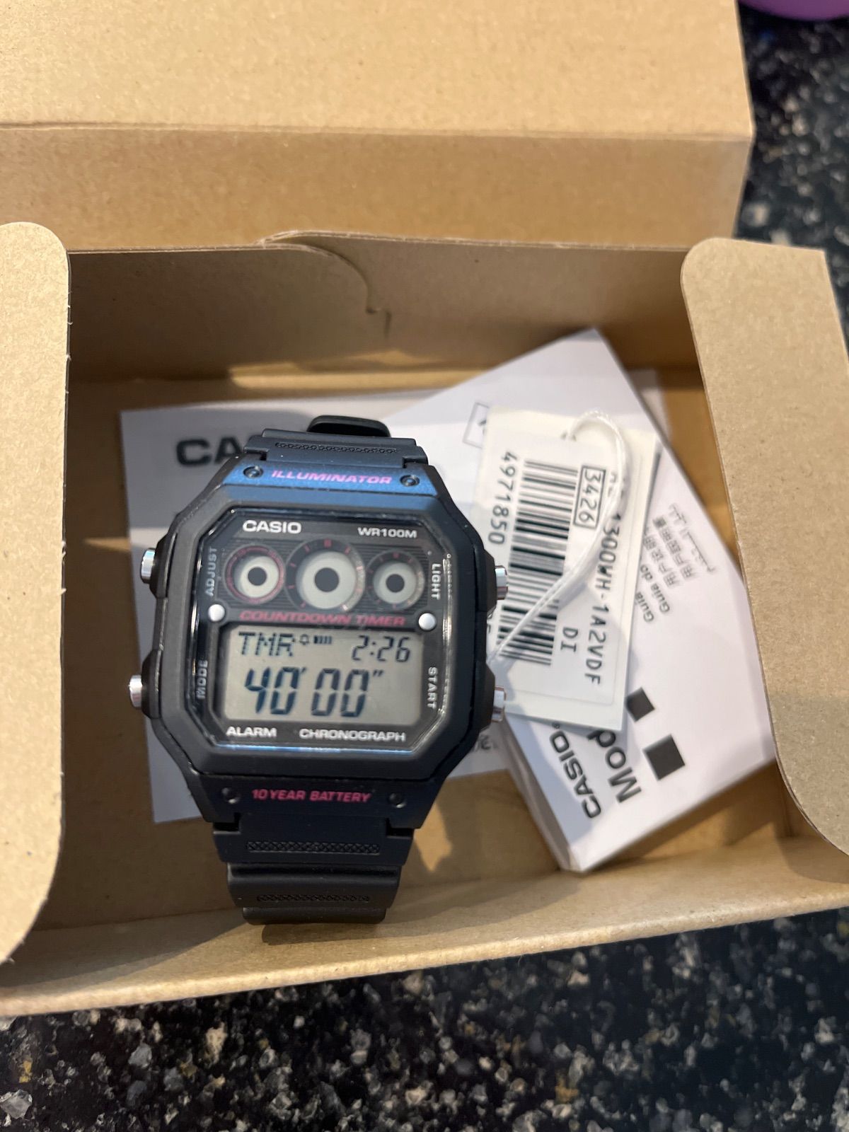 カシオ CASIO 時計 腕時計 チプカシ デジダル ブラック ピンク