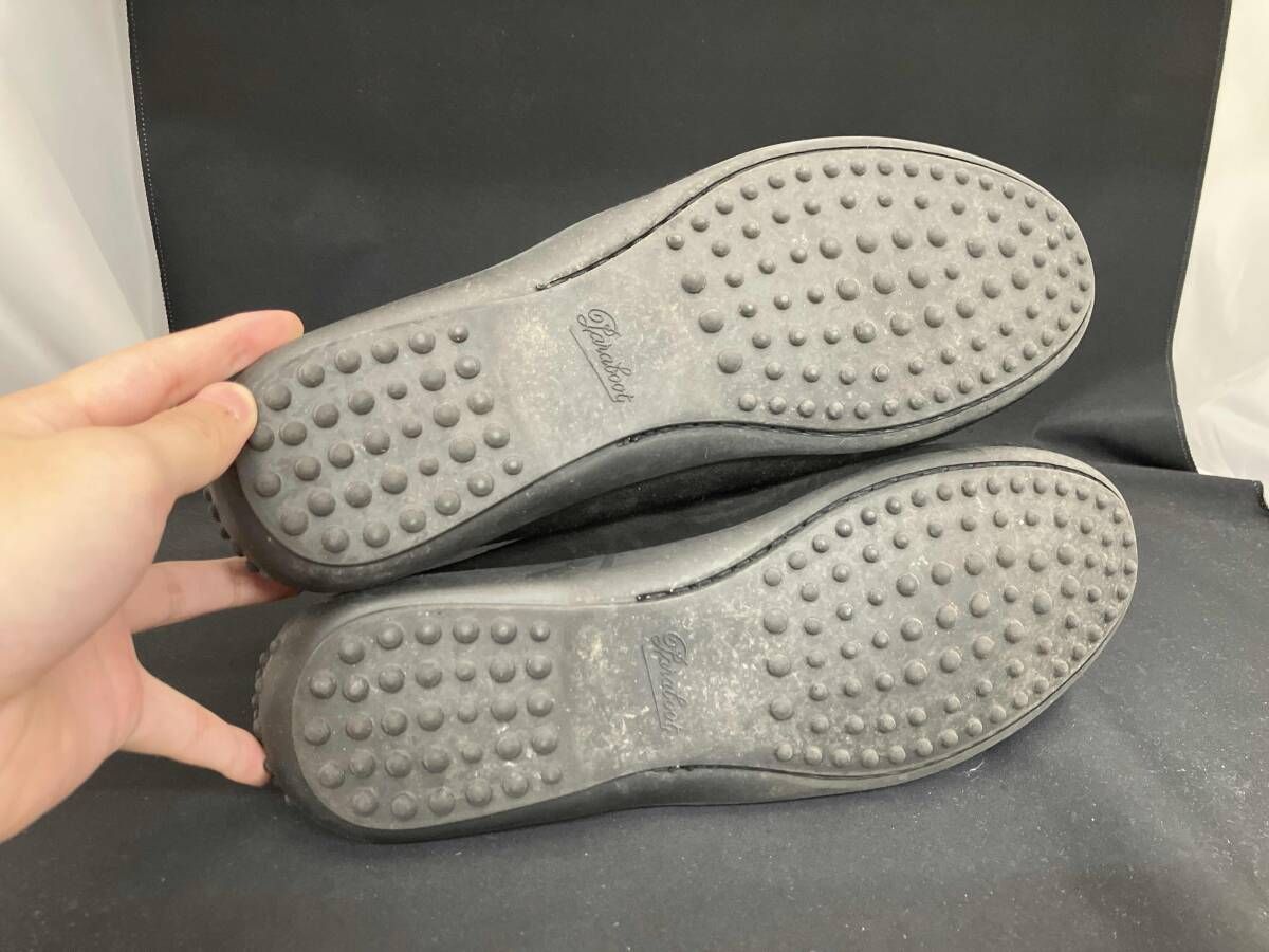  パラブーツ カブリオレ モカシンシューズ size 7 黒 ブラック シャンボードスエード made in Spain メンズ その他 靴