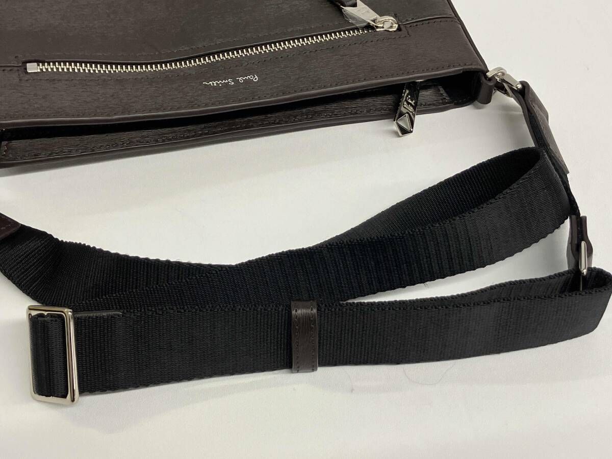 Paul Smith ショルダーバッグ ストローグレインレザー ポールスミス 
