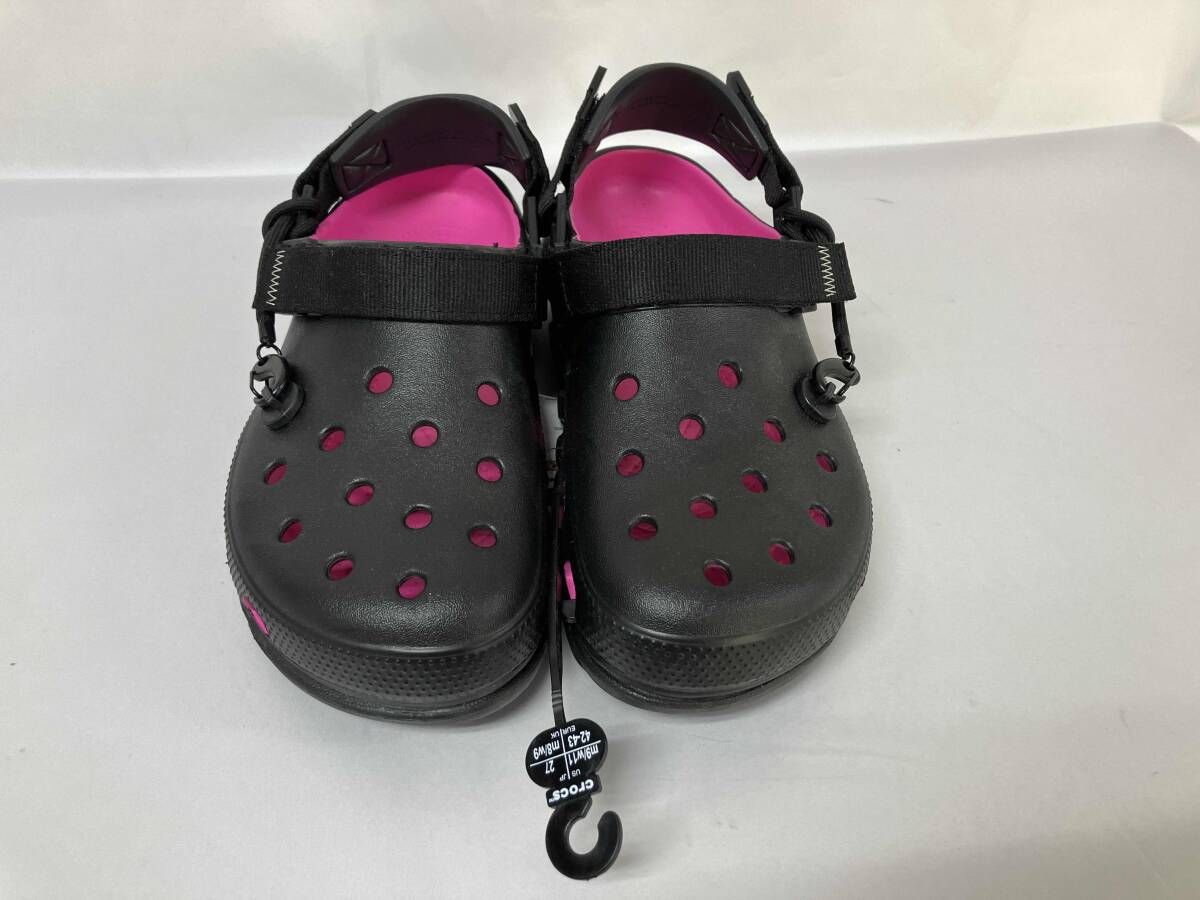Crocs Post Malone Duet Max 2 クロックス ポストマーロン デュエット マックス ブラック ピンク サンダル 27 cm