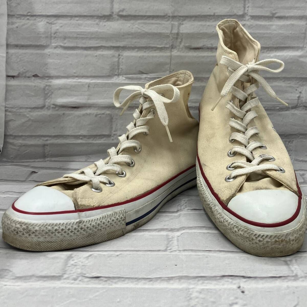 メンズ CONVERSE / コンバース / ALL STAR HI / 90s / USA製 / 生成り 