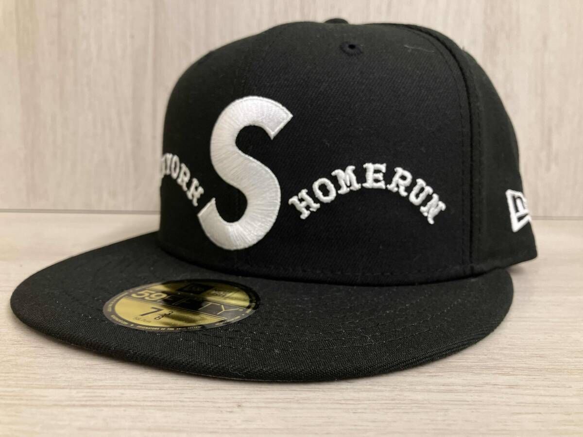 ERA Supremeコラボ キャップ YORK HOMERUN 7 3 8 ５９FIFTY ブラック