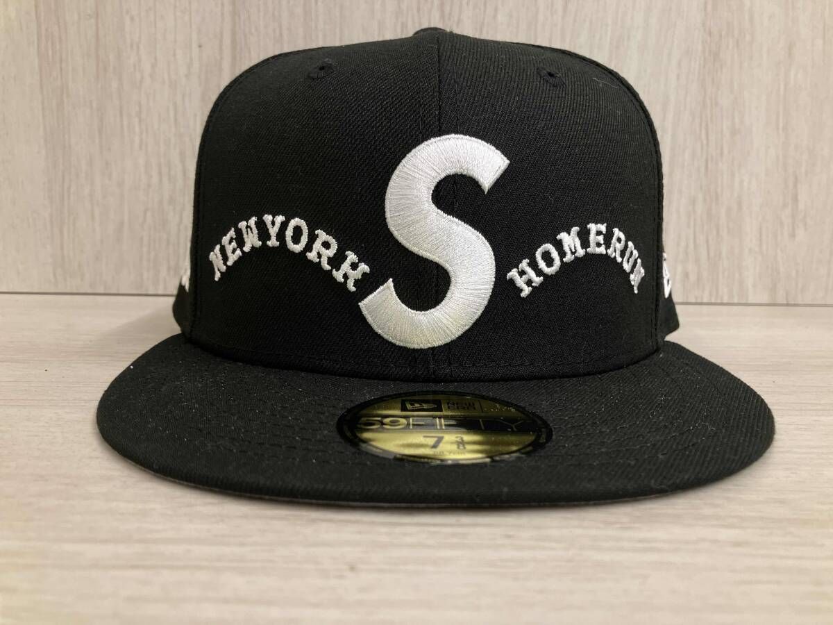 ERA Supremeコラボ キャップ YORK HOMERUN 7 3 8 ５９FIFTY ブラック