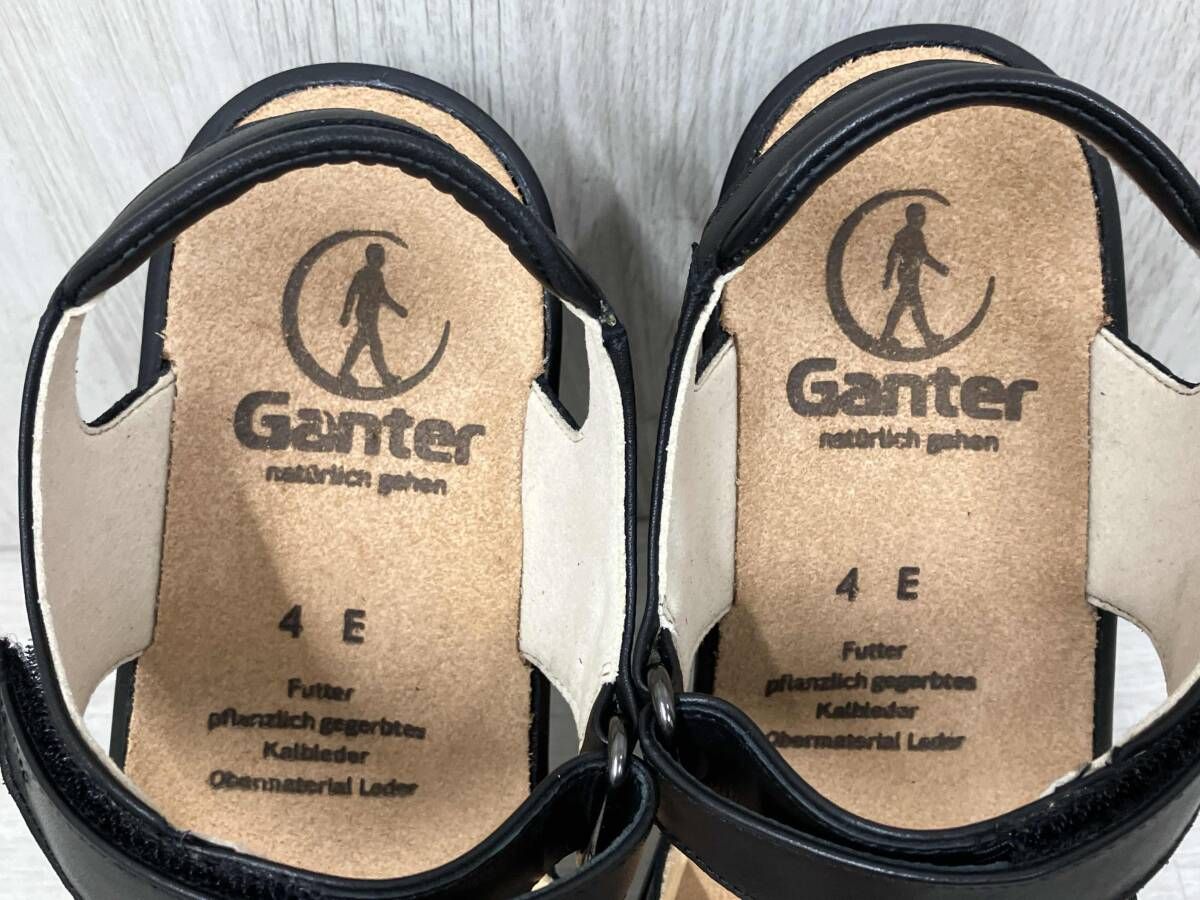  GANter サンダル UK 4 ブラック レディース その他 靴
