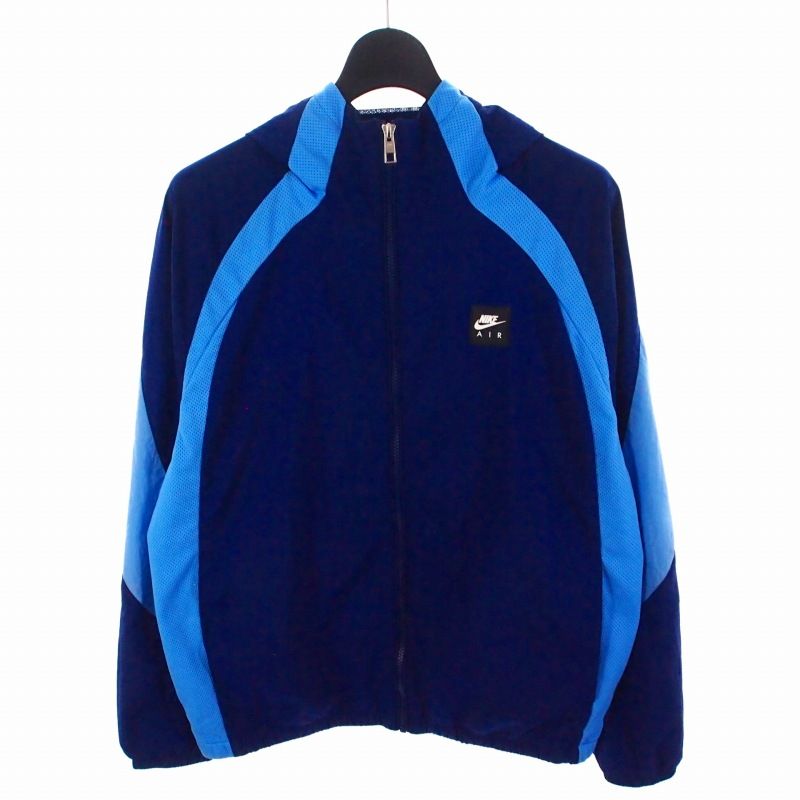 NIKE / ナイロンジャケット/M/ナイロン/BLU ナイキ NIKE エア ウーブンジャケット ナイロンジャケット ブルゾン M