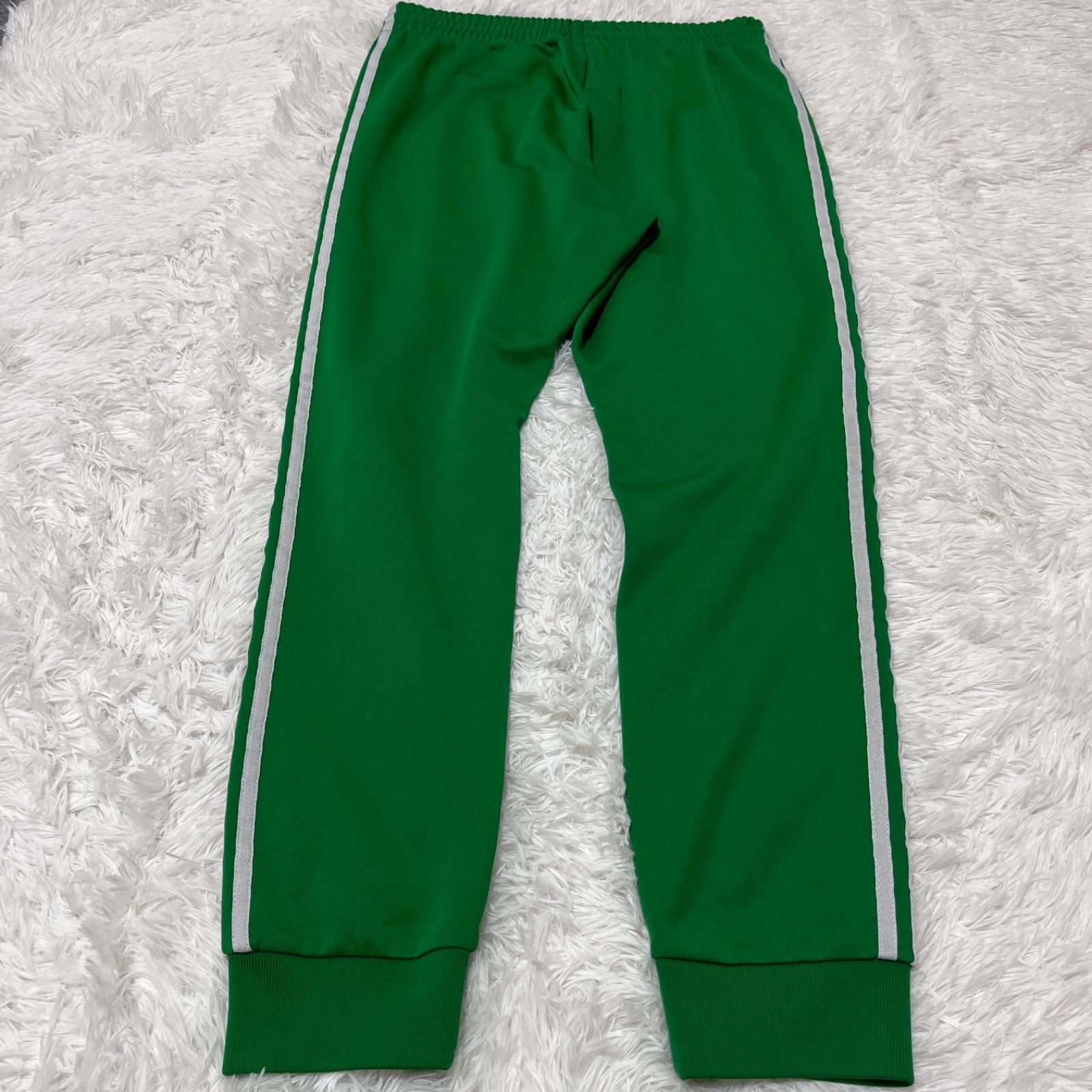古着 adidas アディダス トラックパンツ グリーン スリーストライプス