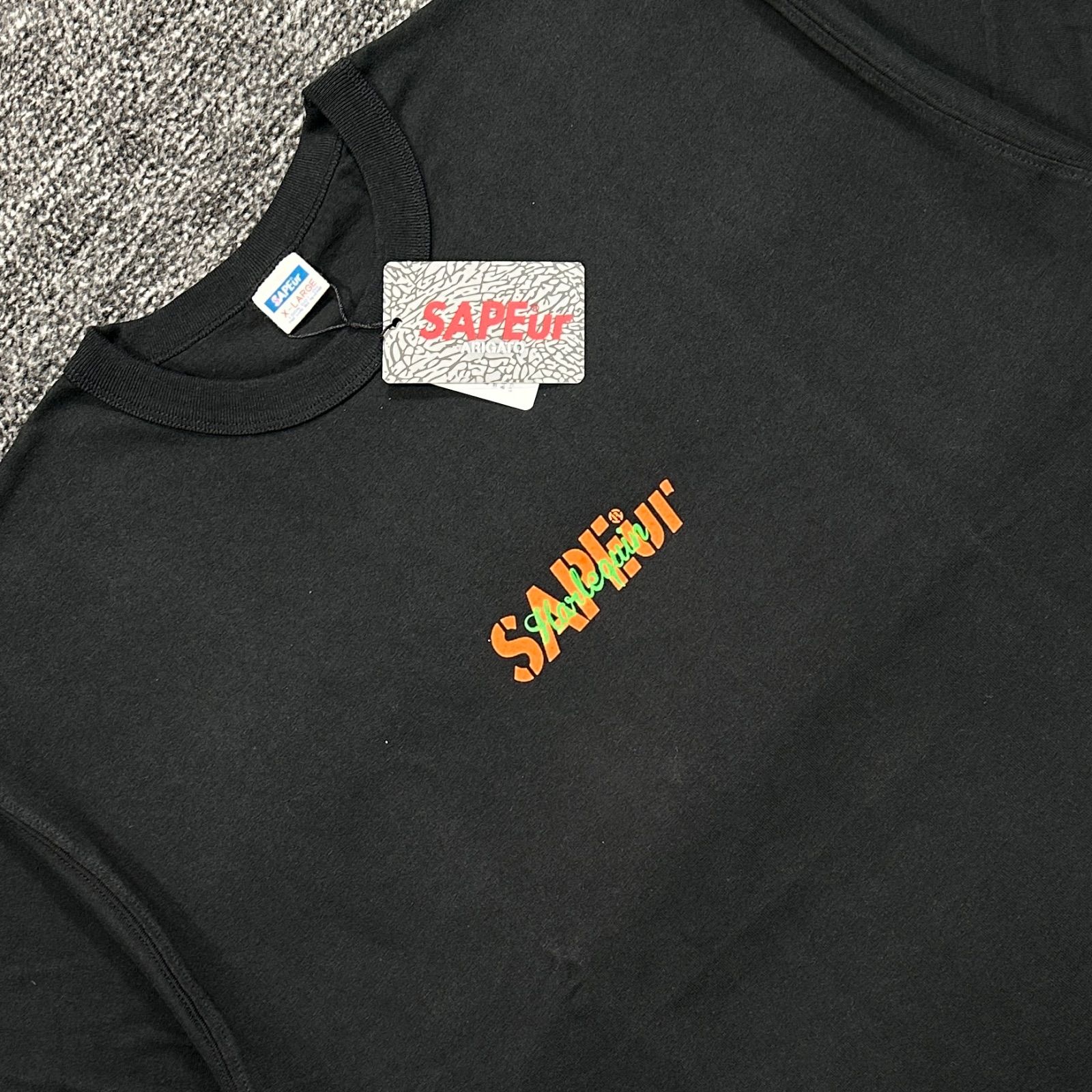 SAPEur サプール ロンT XL ロッドマン ブラック 未使用品 SAPEur LONG Sleeve T-Shirt ロッドマン XL サプール ロンT