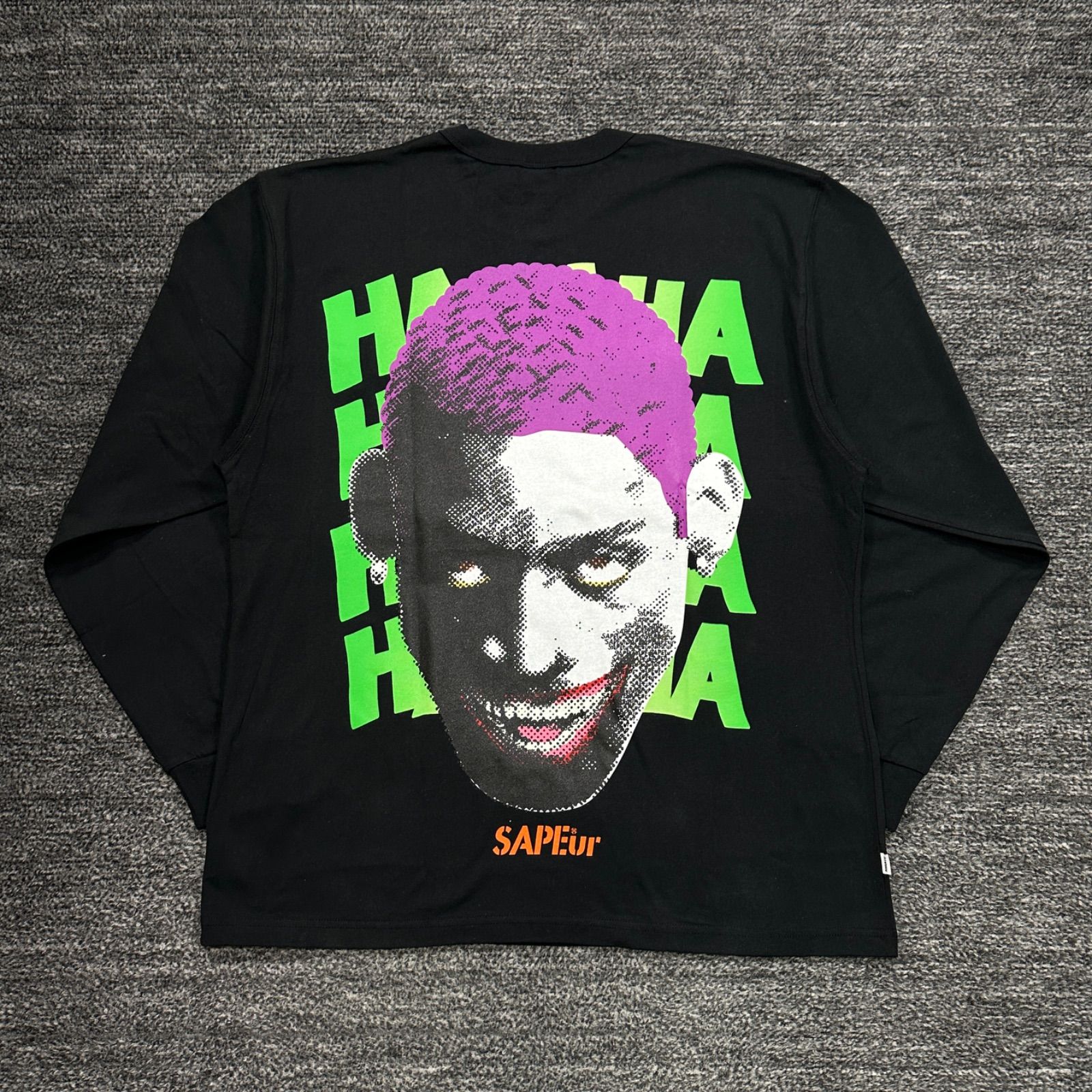 SAPEur サプール ロンT XL ロッドマン ブラック 未使用品 SAPEur LONG Sleeve T-Shirt ロッドマン XL サプール ロンT