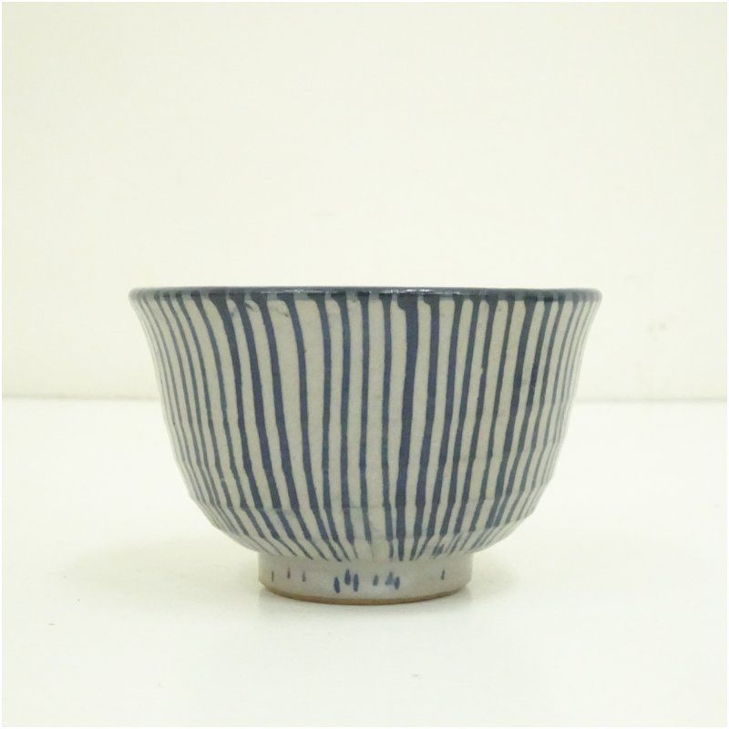 美濃焼 秀泉陶苑 沢田秀一造 古染付汲出茶碗（共箱） 茶道 抹茶