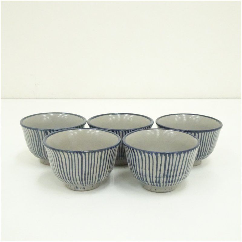 美濃焼 秀泉陶苑 沢田秀一造 古染付汲出茶碗（共箱） 茶道 抹茶