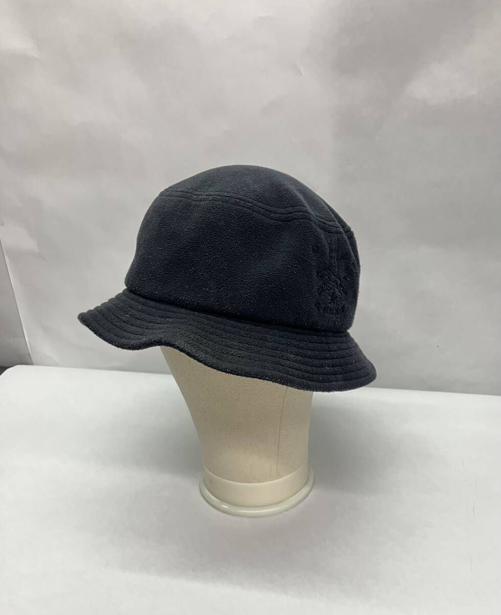 IL BISONTE イルビゾンテ バケットハット 帽子 ブラック 黒