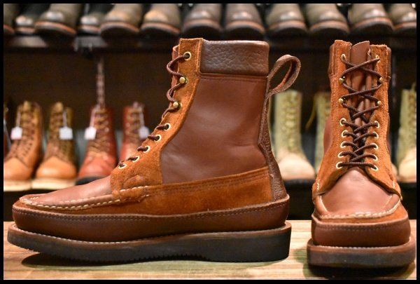 8EE 美品】RUSSELL MOCCASIN ラッセルモカシン ダブルモカシン