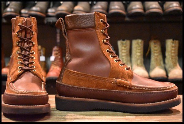 8EE 美品】RUSSELL MOCCASIN ラッセルモカシン ダブルモカシン