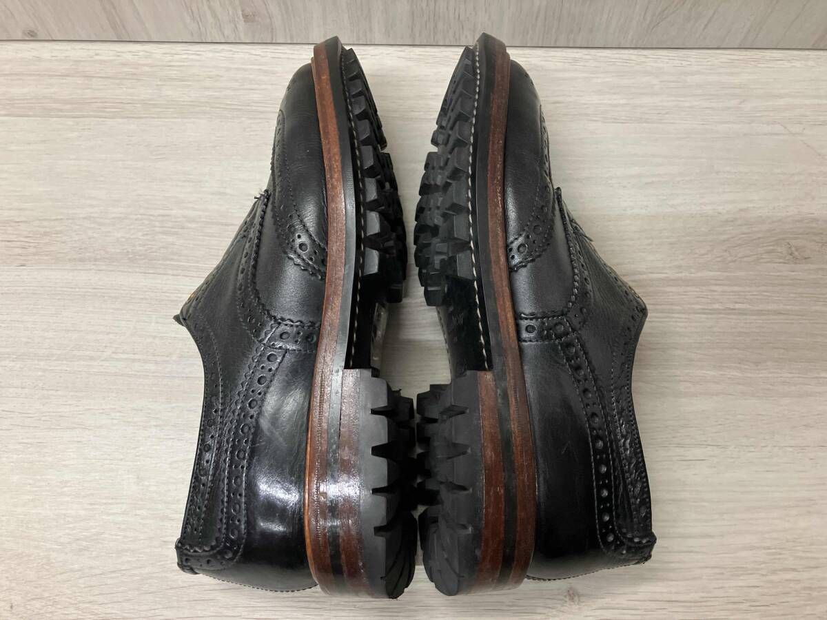 TRICKER S カントリーシューズ MF 292 ウィングチップ サイズ7 5 ブラック トリッカーズ