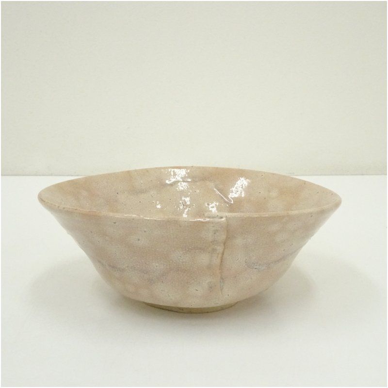 萩焼 十二代 坂倉新兵衛造 綴目鉢 共箱 食器 おしゃれ アンティーク レトロ 和食 和風 丼 器 小鉢 中鉢 料理 来客 居酒屋 旅館 カフェ