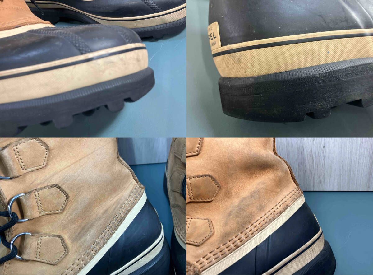  SOREL CARIBOU FAUX FUR WINTER BOOTS その他ブーツ 27 cm スノーブーツ アウトドアシューズ