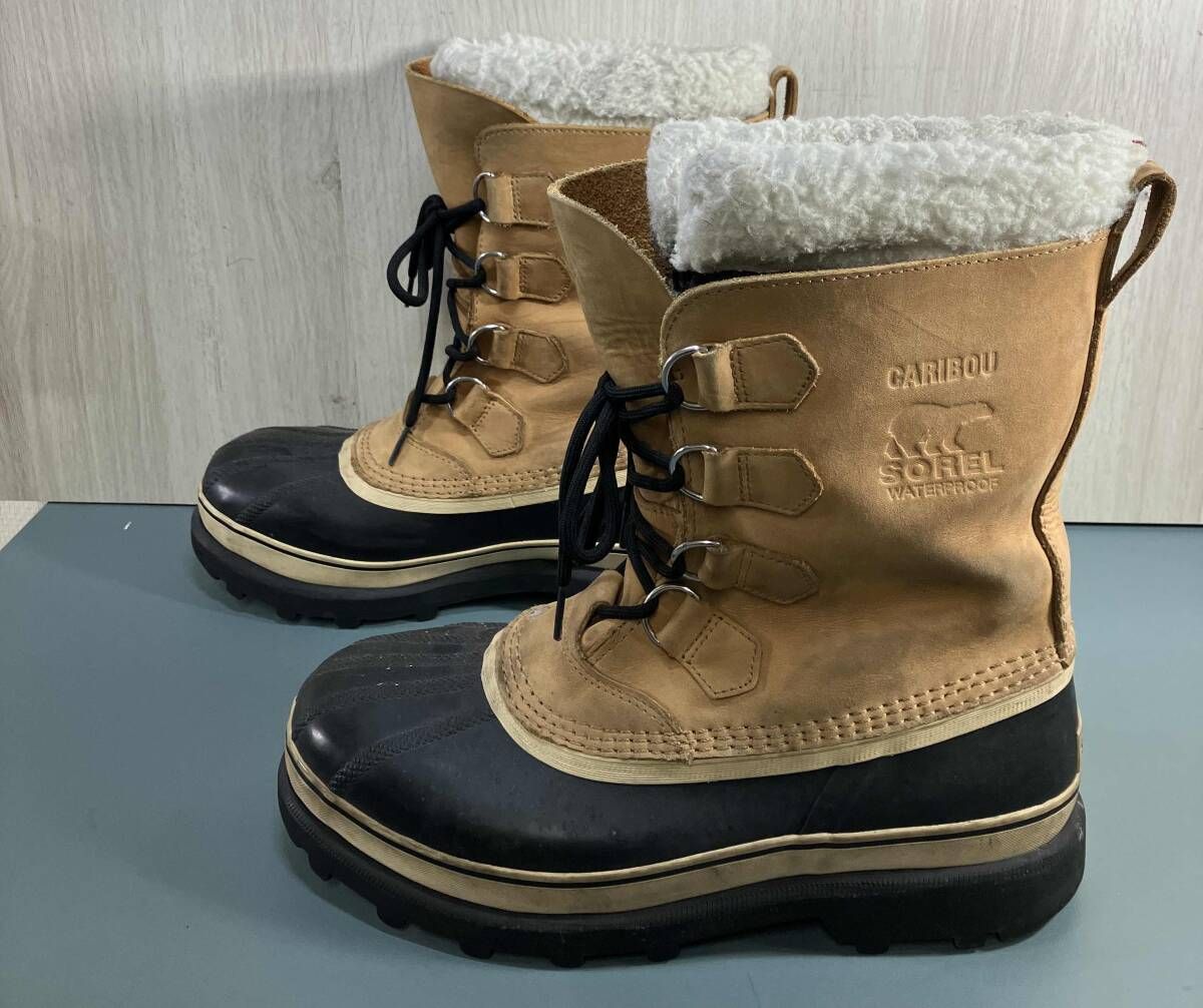 SOREL CARIBOU FAUX FUR WINTER BOOTS その他ブーツ 27 cm