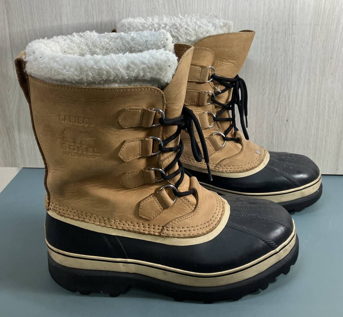 SOREL CARIBOU FAUX FUR WINTER BOOTS その他ブーツ 27 cm