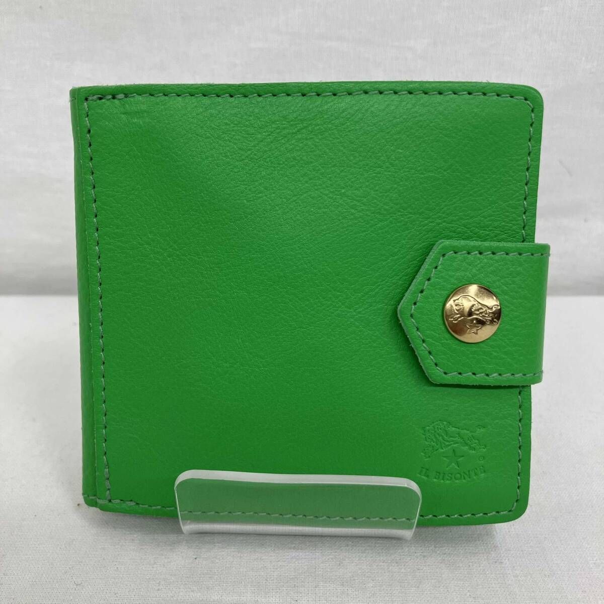 IL BISONTE 二つ折り財布 ネオン